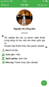 thầy giáo dạy thanh nhạc