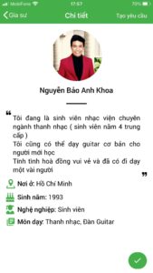 thầy giáo dạy thanh nhạc