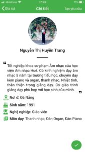 giáo viên dạy thanh nhạc